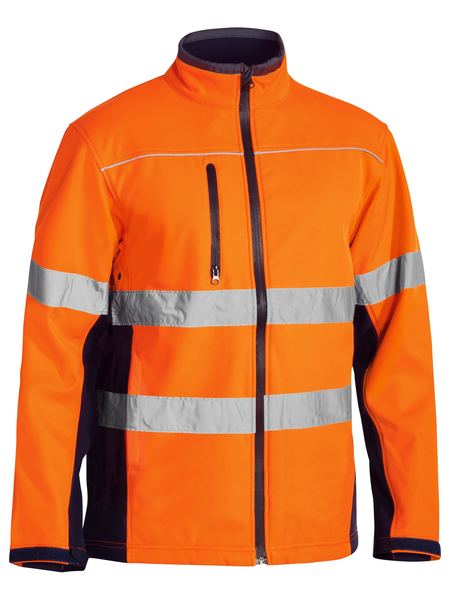 Bisley BJ6059T Soft-Shell Jacket With 3M Reflective Tape