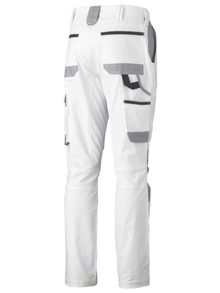 Bisley BPC6422 Painters White Contrast Cargo Pants