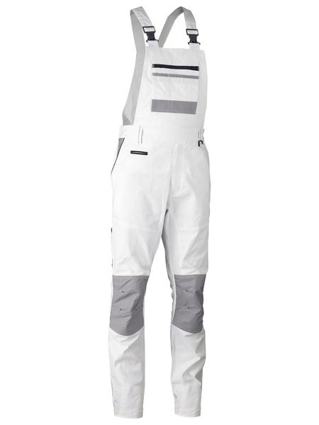 Bisley BAB0422 Painter’s Contrast Bib & Brace Overall-White