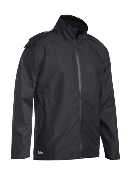 Bisley BJ6926 Lightweight Ripstop Rain Jacket-Black