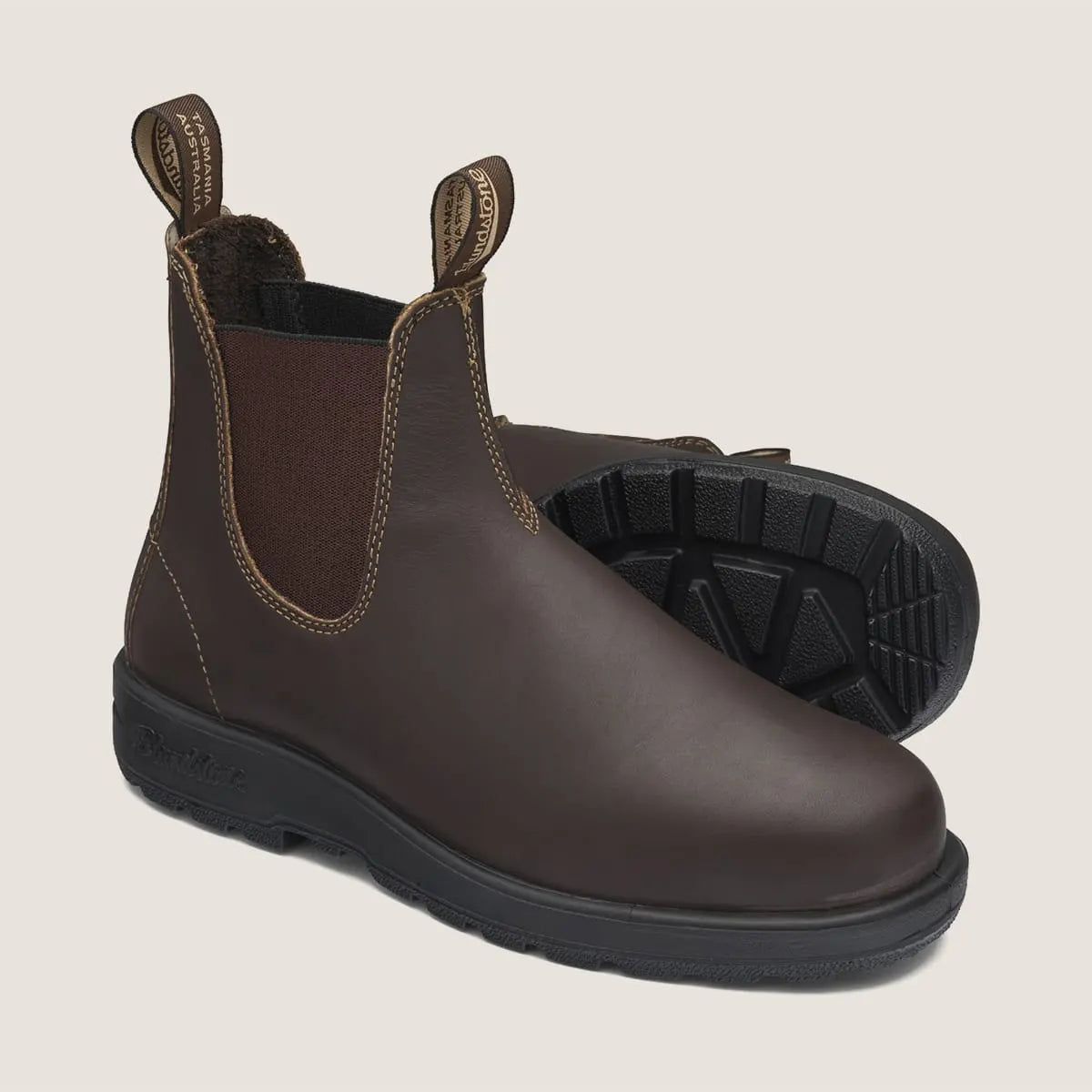 Blundstone 200 Elastic Sided Non Safety Boot-Brown