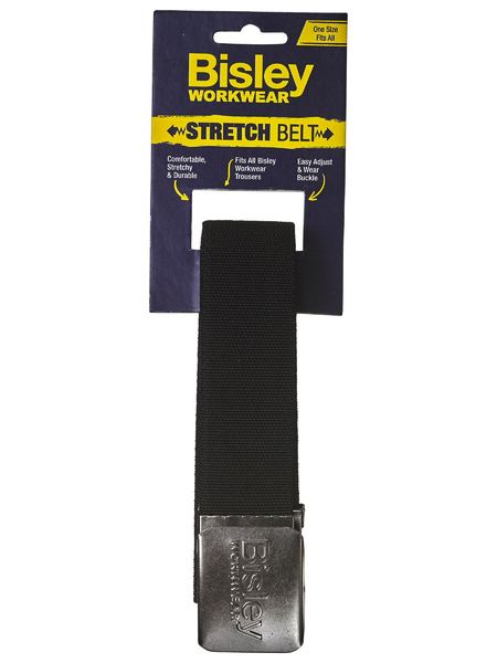 Bisley BB101 Stretch Webbing Belt-Black