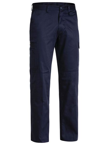 Bisley BP6899 Men's Cotton Drill Cool L/wt Pants-Dark Navy