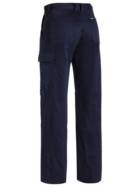 Bisley BP6899 Men's Cotton Drill Cool L/wt Pants-Dark Navy