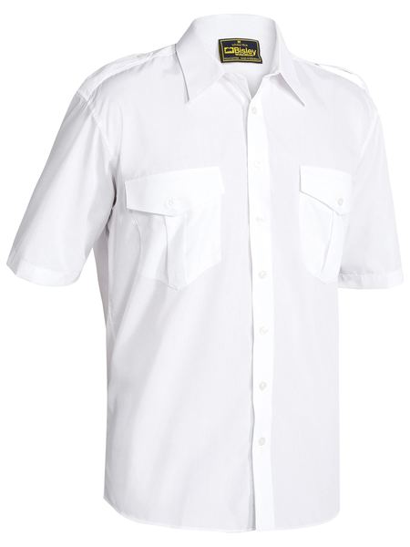 Bisley B71526 Mens Epaulette S/S Shirt