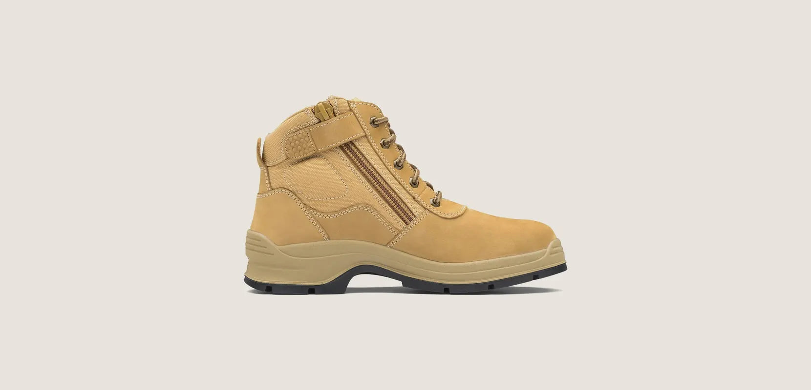 Blundstone 418 Zip Side Non Safety Boot-Wheat