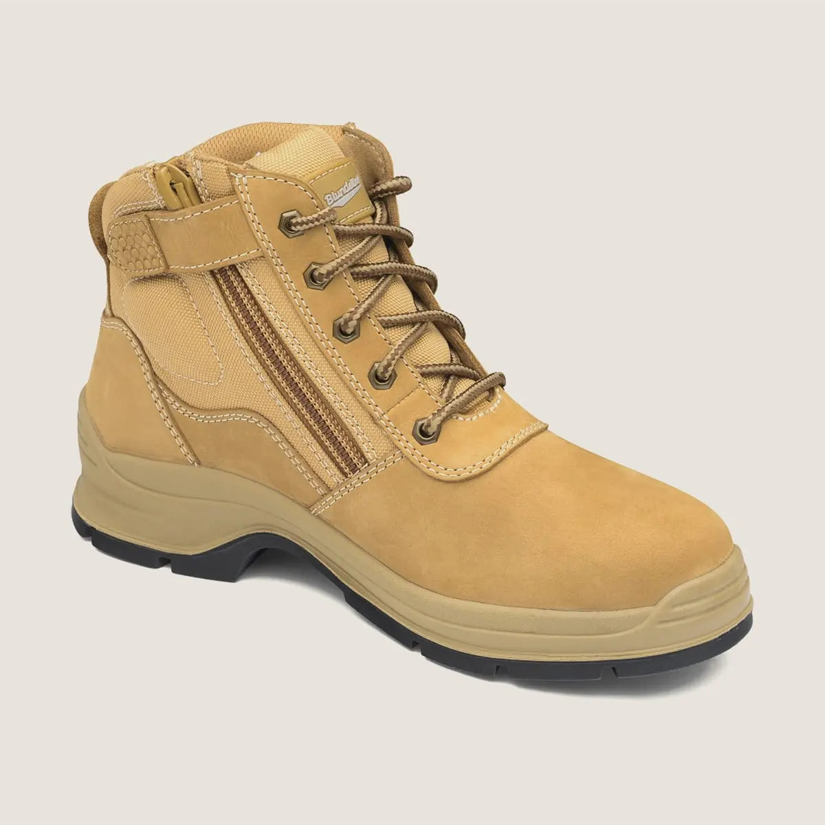 Blundstone 418 Zip Side Non Safety Boot-Wheat