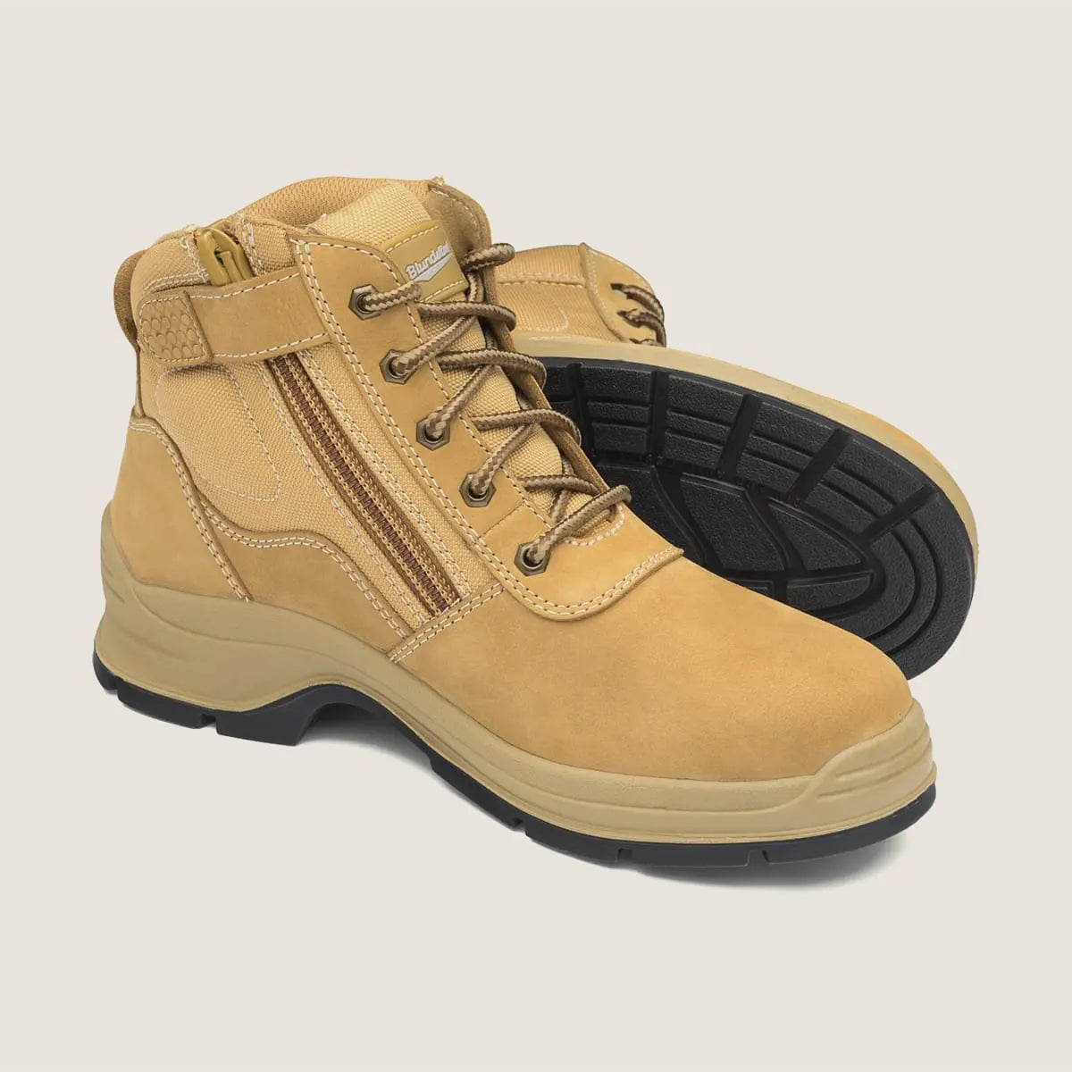 Blundstone 418 Zip Side Non Safety Boot-Wheat
