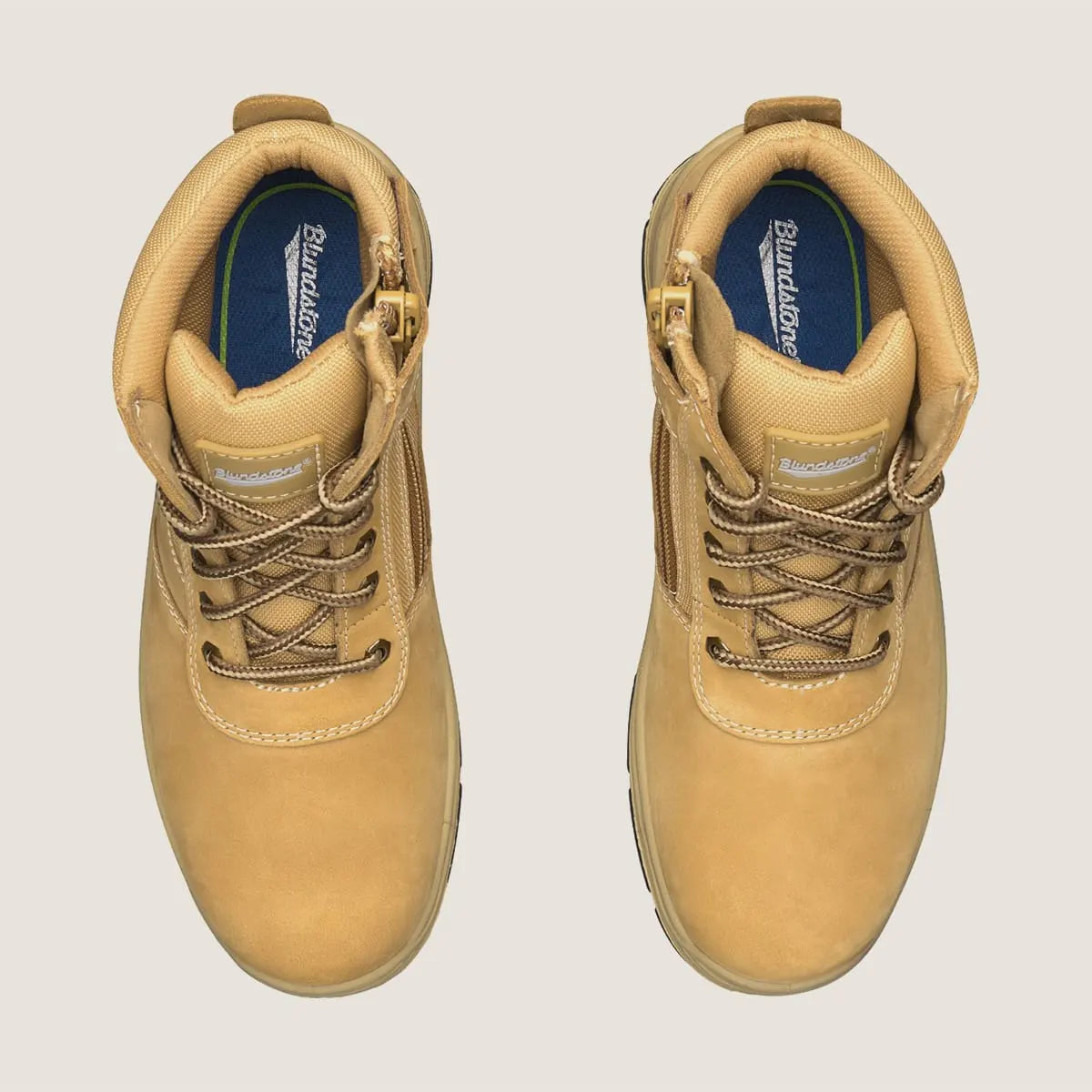 Blundstone 418 Zip Side Non Safety Boot-Wheat