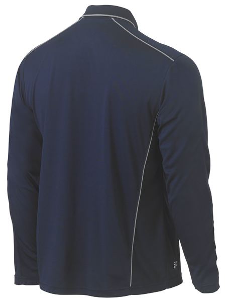 Bisley BK6425 Cool Mesh L/s Polo With Reflective Piping