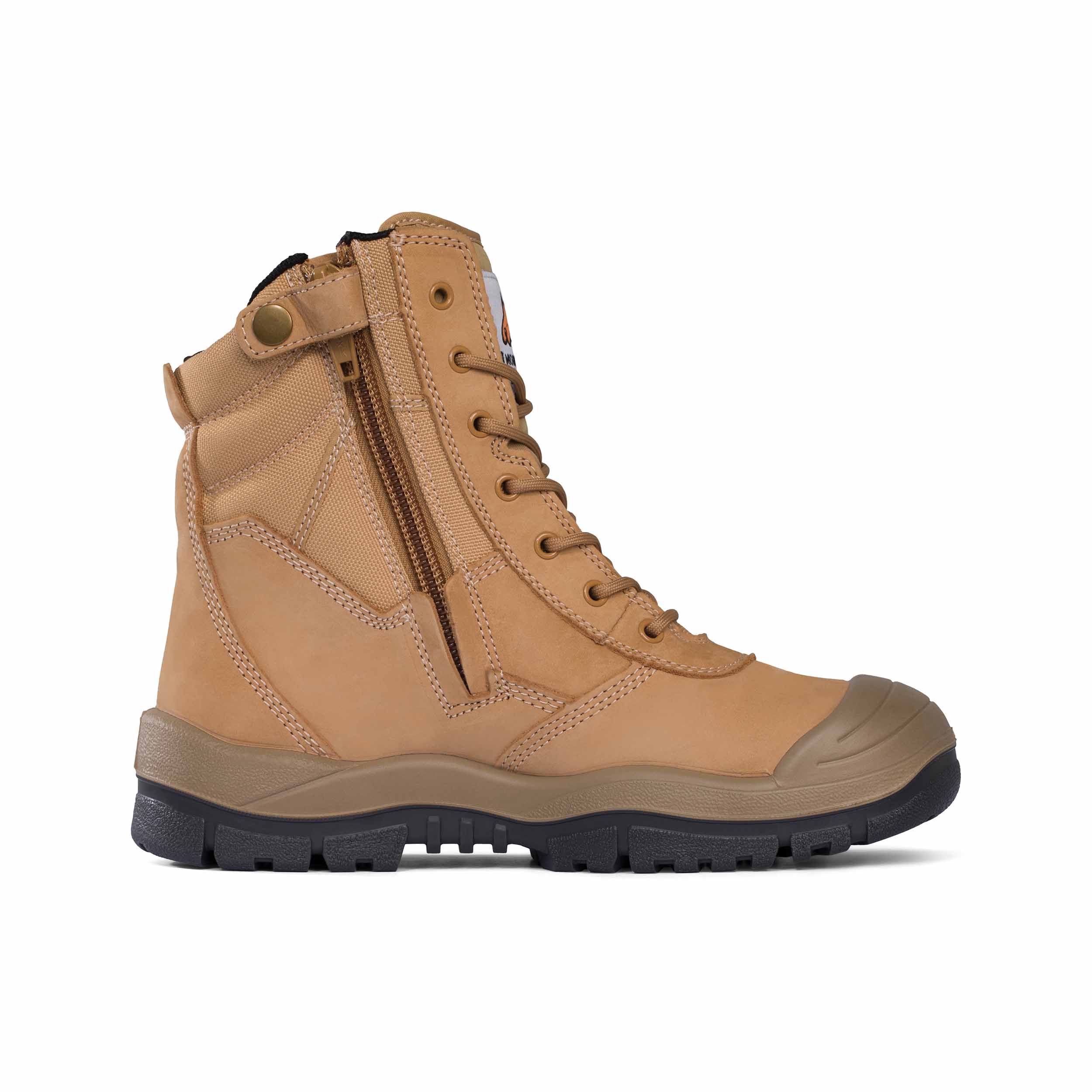 Mongrel 451050 High Leg Zipsider Boot W/ Scuff Cap