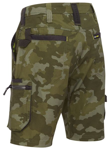 Bisley BSHC1337 Flex & move™ Stretch Canvas Camo Cargo Short – Limited Edition