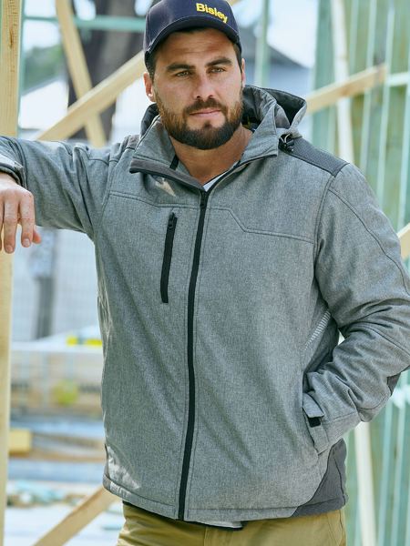 Bisley BJ6937 Flex & Move™ Shield Jacket-Charcoal