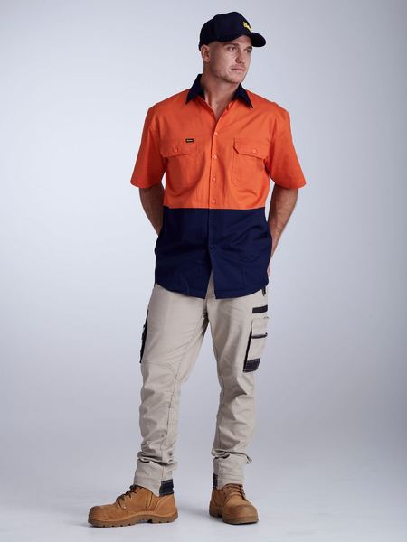 Bisley BS1895 Hi-vis Cool Lightweight Drill Shirt