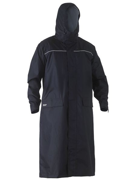 Bisley BJ6962 Navy Long Rain Coat