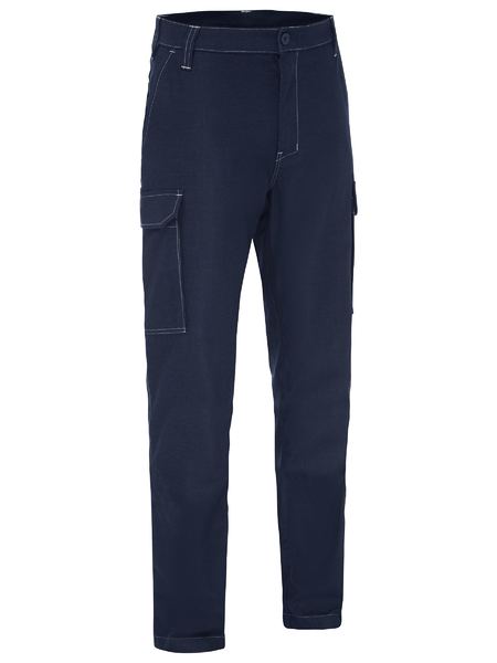 Bisley BPC8580 Apex 240 Fr Ripstop Cargo Pant-Navy
