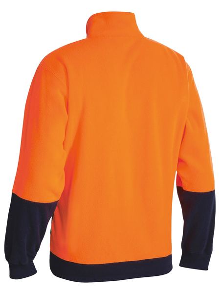 Bisley BK6889 Hi-vis Polar fleece Zip Pullover