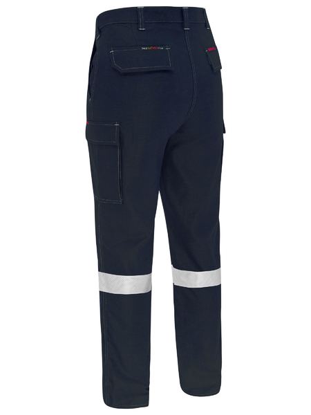 Bisley BPCL8580T Women's Apex 240 Taped Fr Ripstop Cargo Pant-Navy