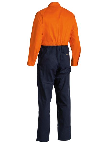 Bisley BC6357 Two Tone Hi-vis Coverall Regular Weight