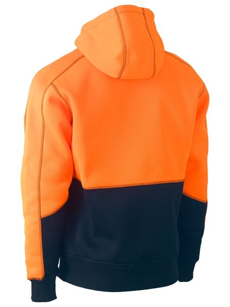 Bisley BK6619 Hi-vis Two Tone Fleece Pullover Hoodie