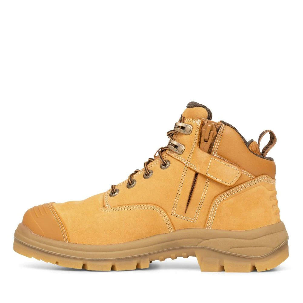 Oliver 55-330Z Wheat 130MM Zip Side Safety Boot