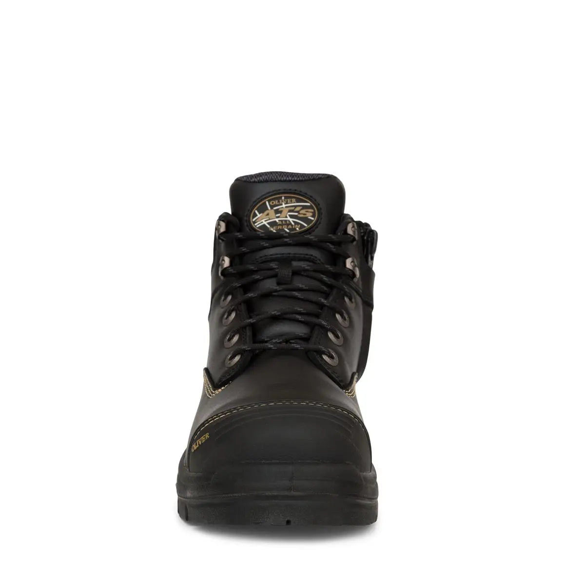 Oliver 55-340Z Black130MM Zip Side Safety Boot