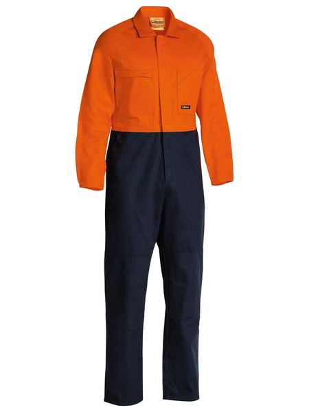 Bisley BC6357 Two Tone Hi-vis Coverall Regular Weight