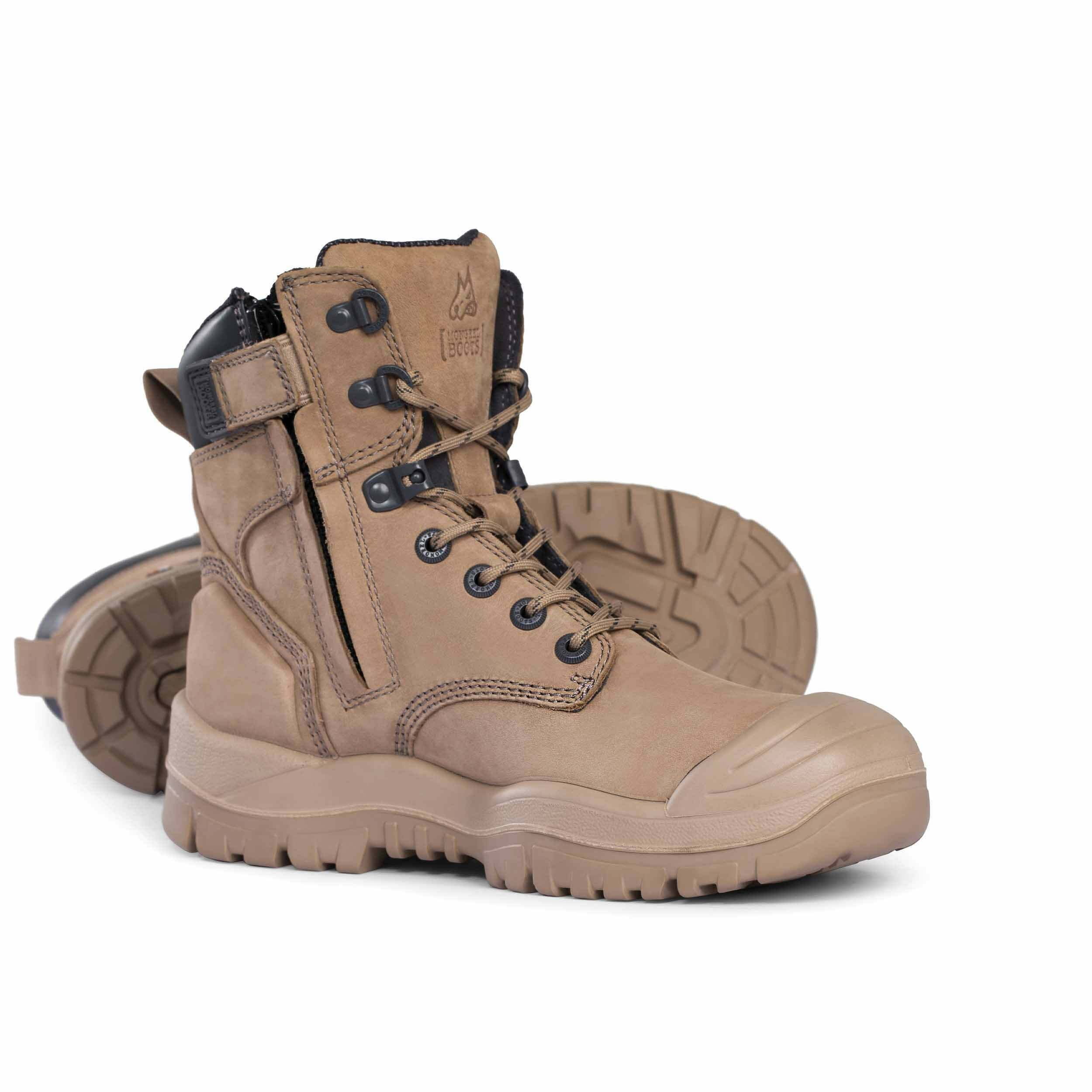 Mongrel 561060 High Leg Zipsider Boot W/ Scuff Cap