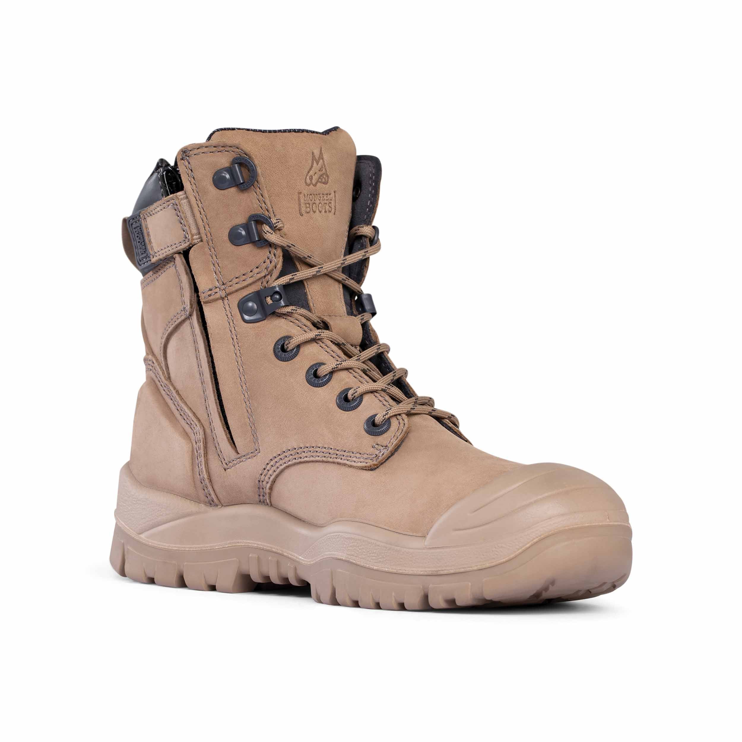 Mongrel 561060 High Leg Zipsider Boot W/ Scuff Cap