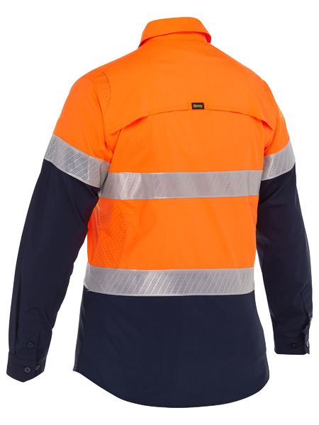 Bisley BL6491T Women's X Airflow™ Hi-Vis Taped Stretch Ripstop Shirt
