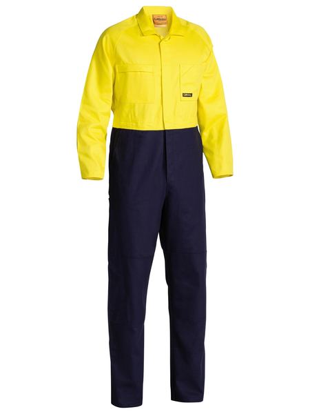 Bisley BC6357 Two Tone Hi-vis Coverall Regular Weight
