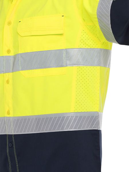 Bisley BS6491T X Airflow™ Hi Vis Taped Stretch Ripstop Shirt