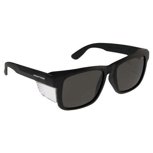 Pro Choice 6502BK Safety Glasses Frontside Smoke Lens With Black Frame