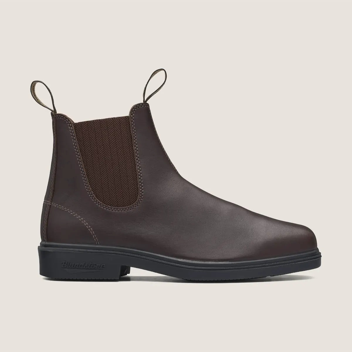 Blundstone 659 Thoroughbred Full Grain Leather Elastic Side Non Safety Boot-Chestnut