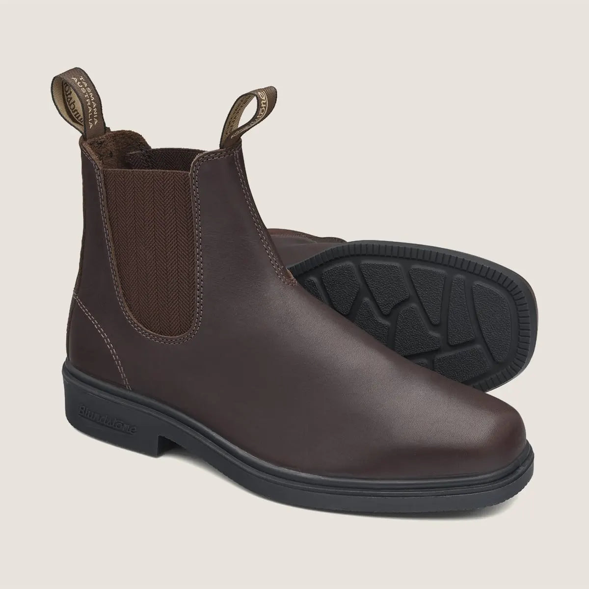 Blundstone 659 Thoroughbred Full Grain Leather Elastic Side Non Safety Boot-Chestnut