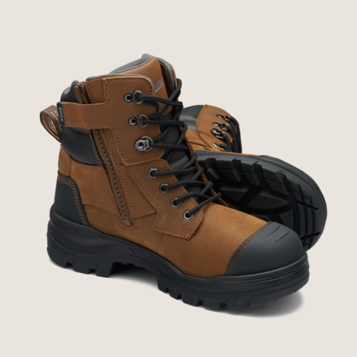 Blundstone 8066 Unisex RotoFlex Safety Boots - Saddle Brown