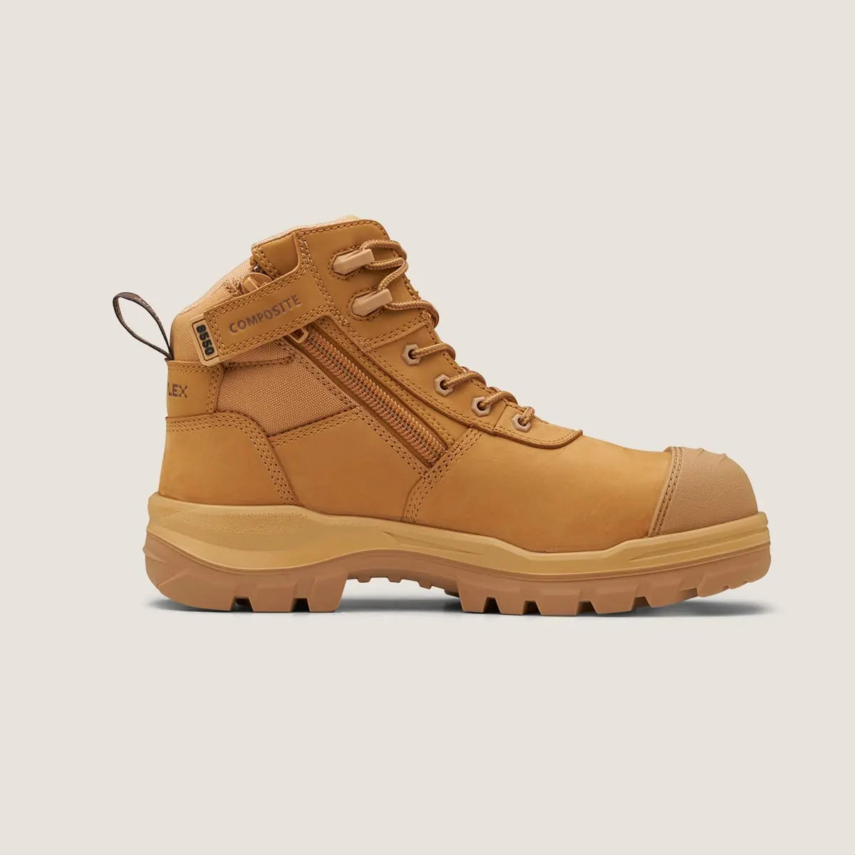 Blundstone 8550 Unisex Rotoflex Safety Boots-Wheat