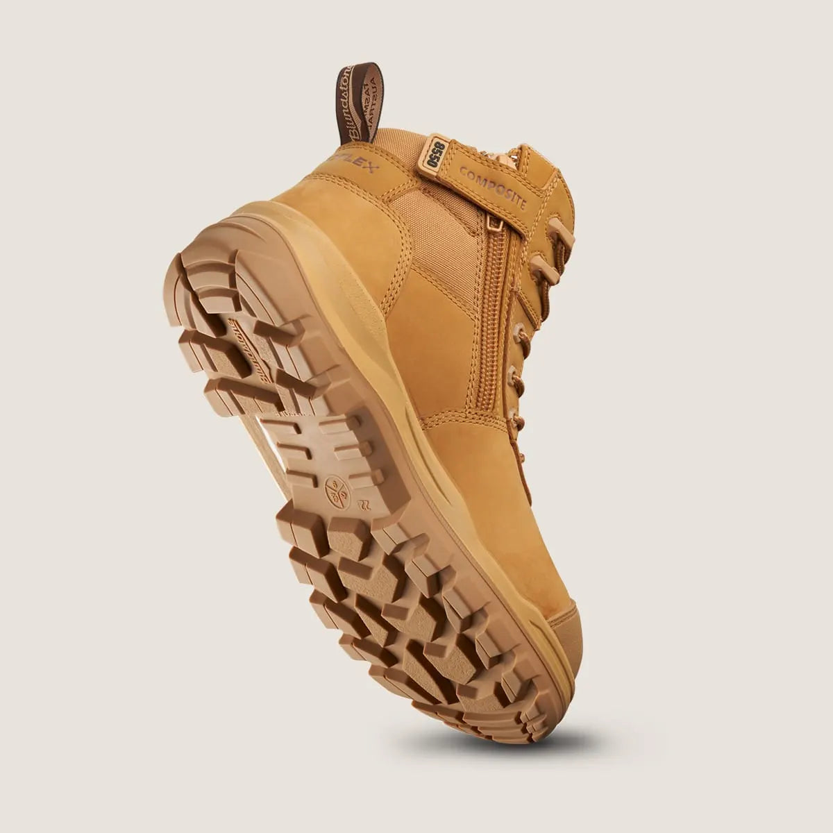 Blundstone 8550 Unisex Rotoflex Safety Boots-Wheat