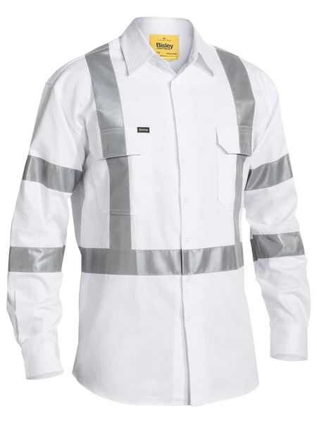 Bisley BS6807T Taped Night Cotton Drill Shirt