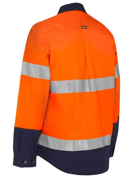 Bisley BLM6456t 3M Taped Hi-vis Maternity Drill Shirt