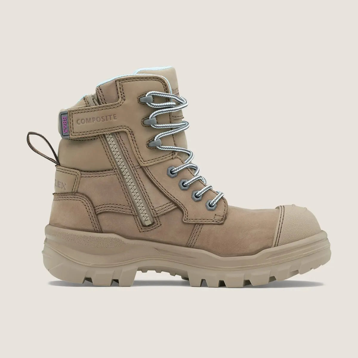 Blundstone 8863 Women’s Rotoflex Safety Boots-Stone
