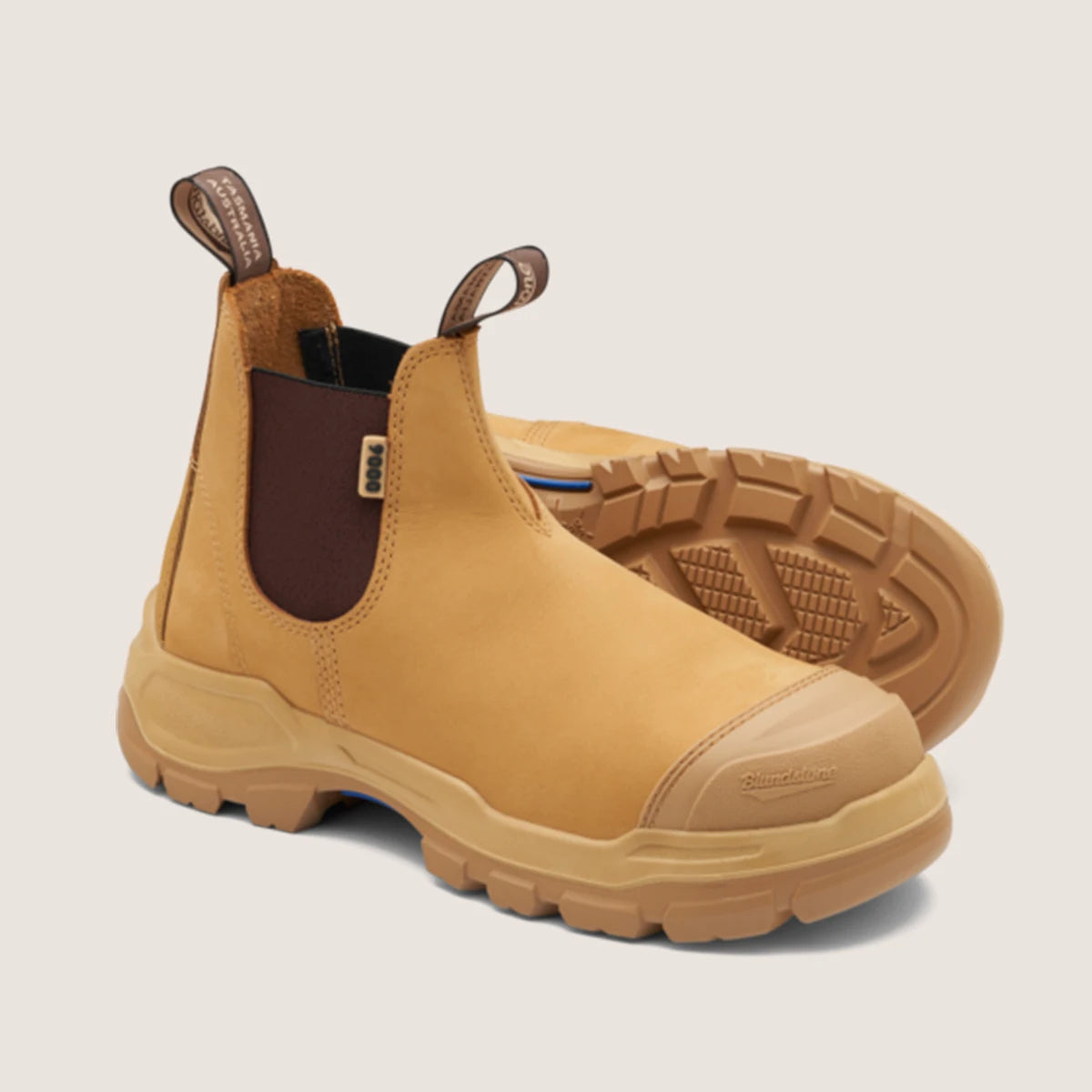Blundstone 9000 Unisex RotoFlex Safety Boots-Wheat