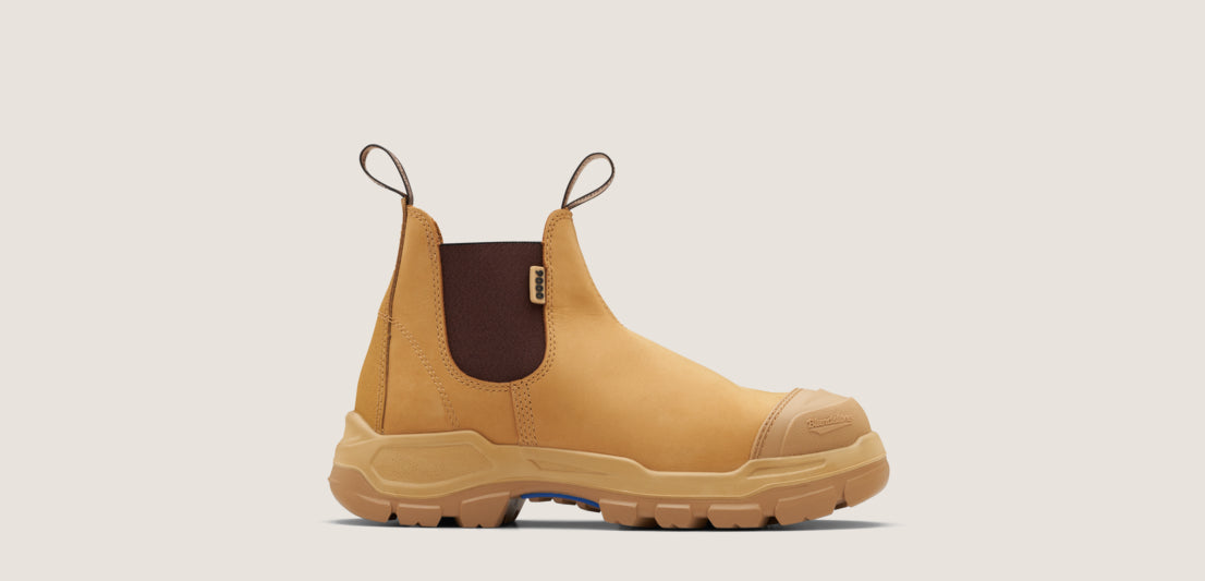 Blundstone 9000 Unisex RotoFlex Safety Boots-Wheat