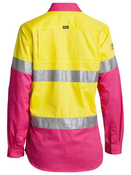 Bisley BL6696T Women's 3m Taped Hi-vis Cool Lightweight Shirt