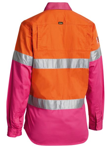 Bisley BL6696T Women's 3m Taped Hi-vis Cool Lightweight Shirt