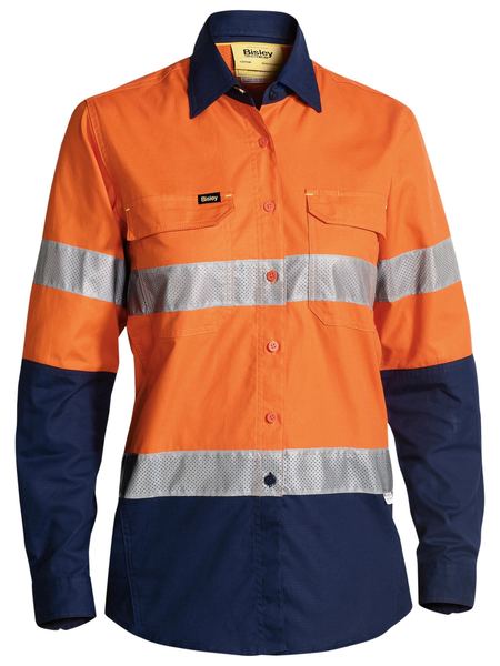 Bisley BL6415T Women's 3m Taped Hi-vis X Airflow™ Ripstop Shirt