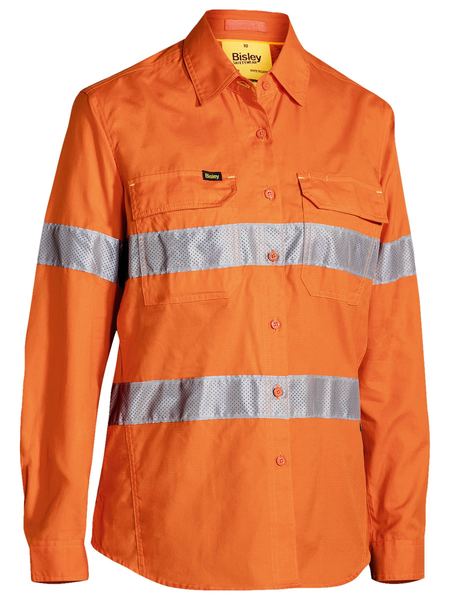 Bisley BL6416T Women’s Fit Bisley X Airflow™ Shirt-Orange