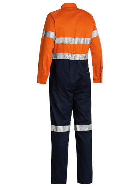 Bisley BC6719TW Two Tone Hi-vis Lightweight Coverall 3M Reflective Tape