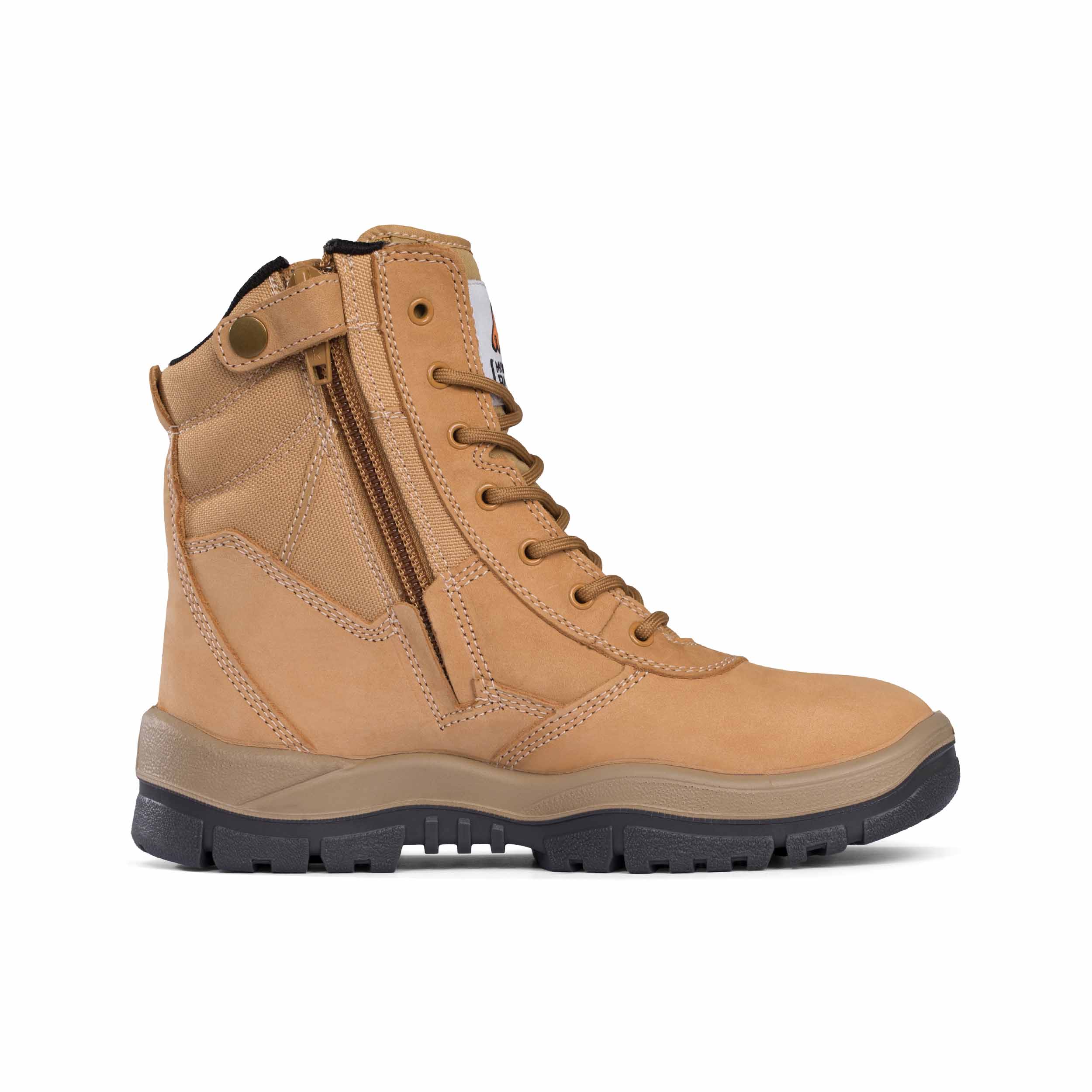Mongrel 951050 Wheat Non Safety High Leg Zipsider Boot