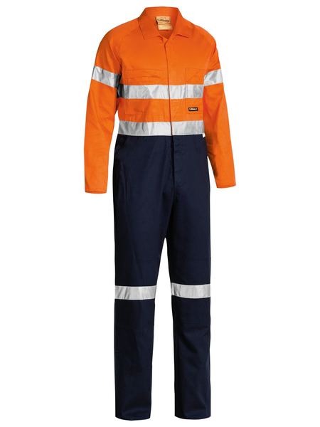 Bisley BC6719TW Two Tone Hi-vis Lightweight Coverall 3M Reflective Tape